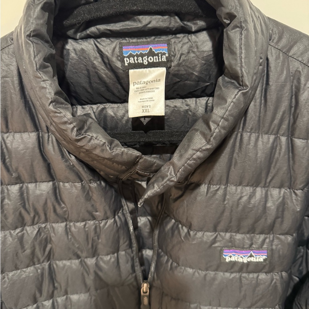 Patagonia Down Sweater Puffer Jacket — XXL Black